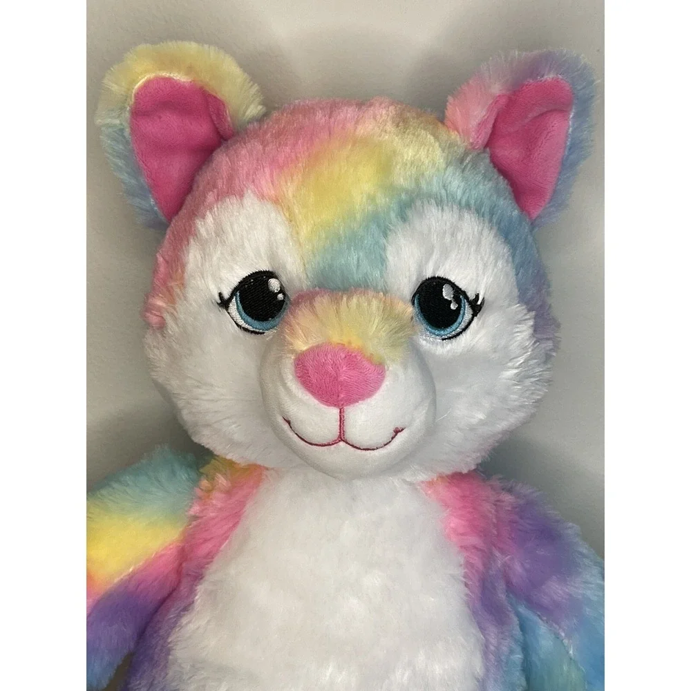 Build A Bear Great Wolf Lodge Rainbow Plush Sherbet BAB Limited Edition Toy